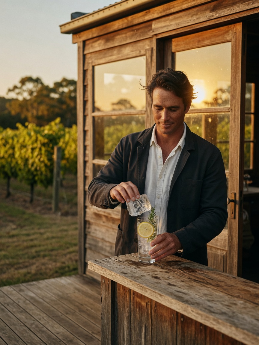 Signature Dry gin and tonic at Coonawarra cellar door