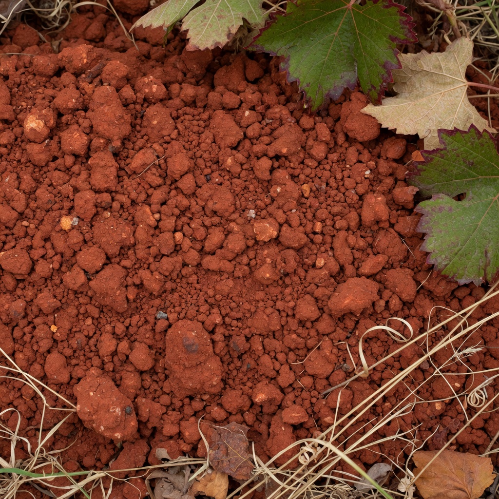Terra rossa soil detail